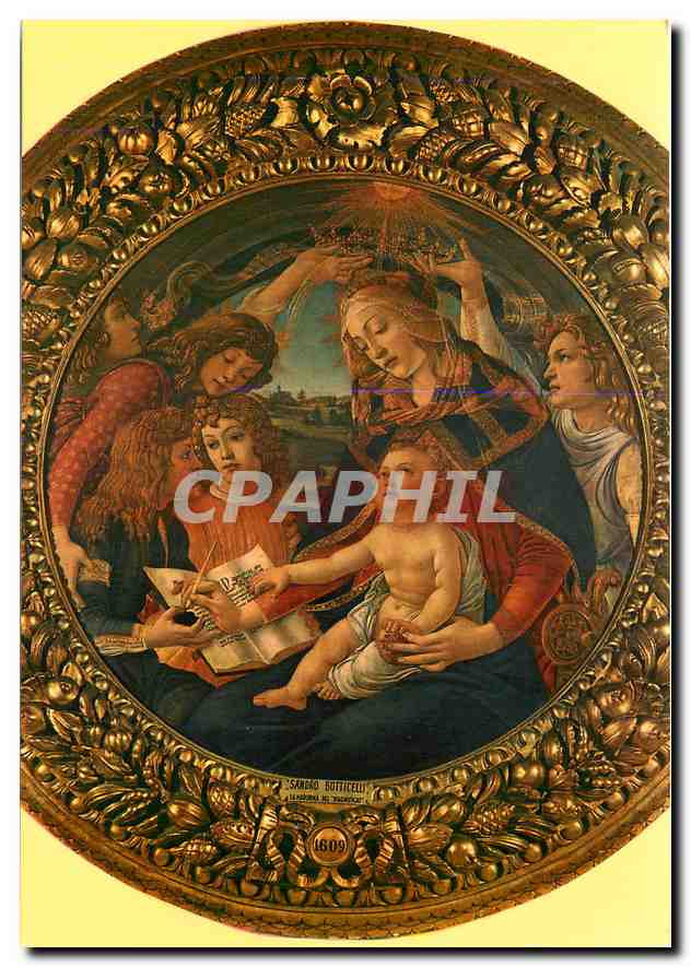 CPM Firenze - Uffizi Gallery - Botticelli - Madonna of the ''Magnificat''