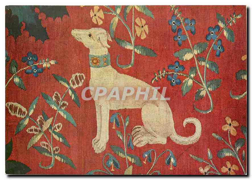 CPM Tapisserie - La dame a la Licorne. ''A mon seul desir'' (detail)