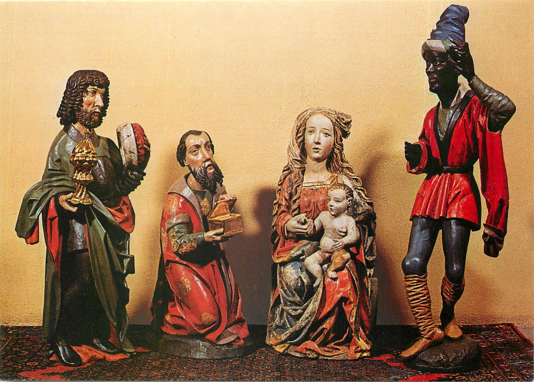 CPM Bergkirche Laudenbach Dreikoenigsgruppe - vermutlich Riemenschneider-Schule