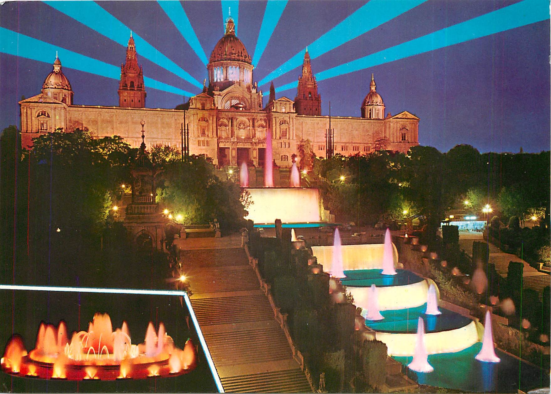 CPM Barcelona Parque de Montjuich. Fuente Magica