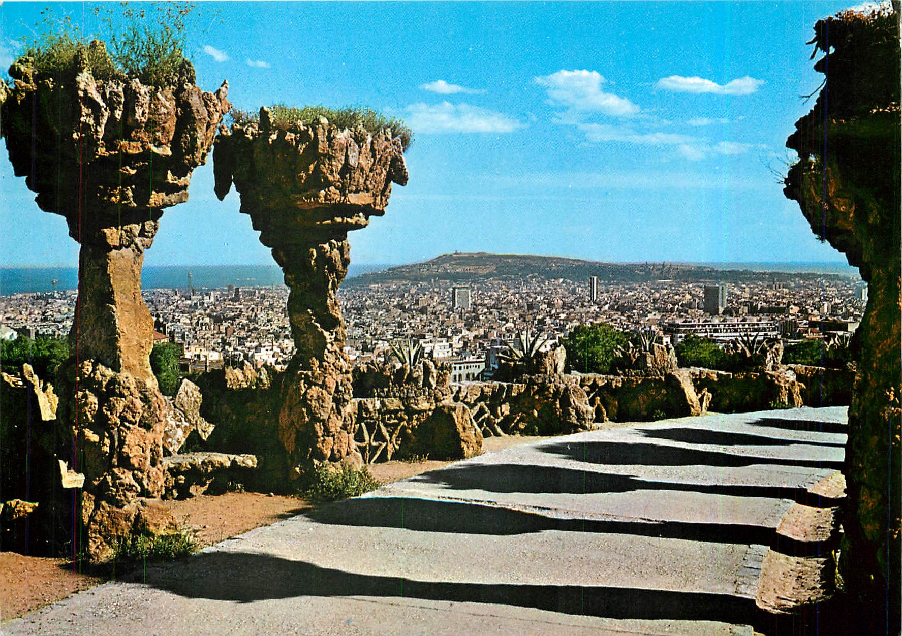 CPM Barcelona Vista parcial desde Parque Guell