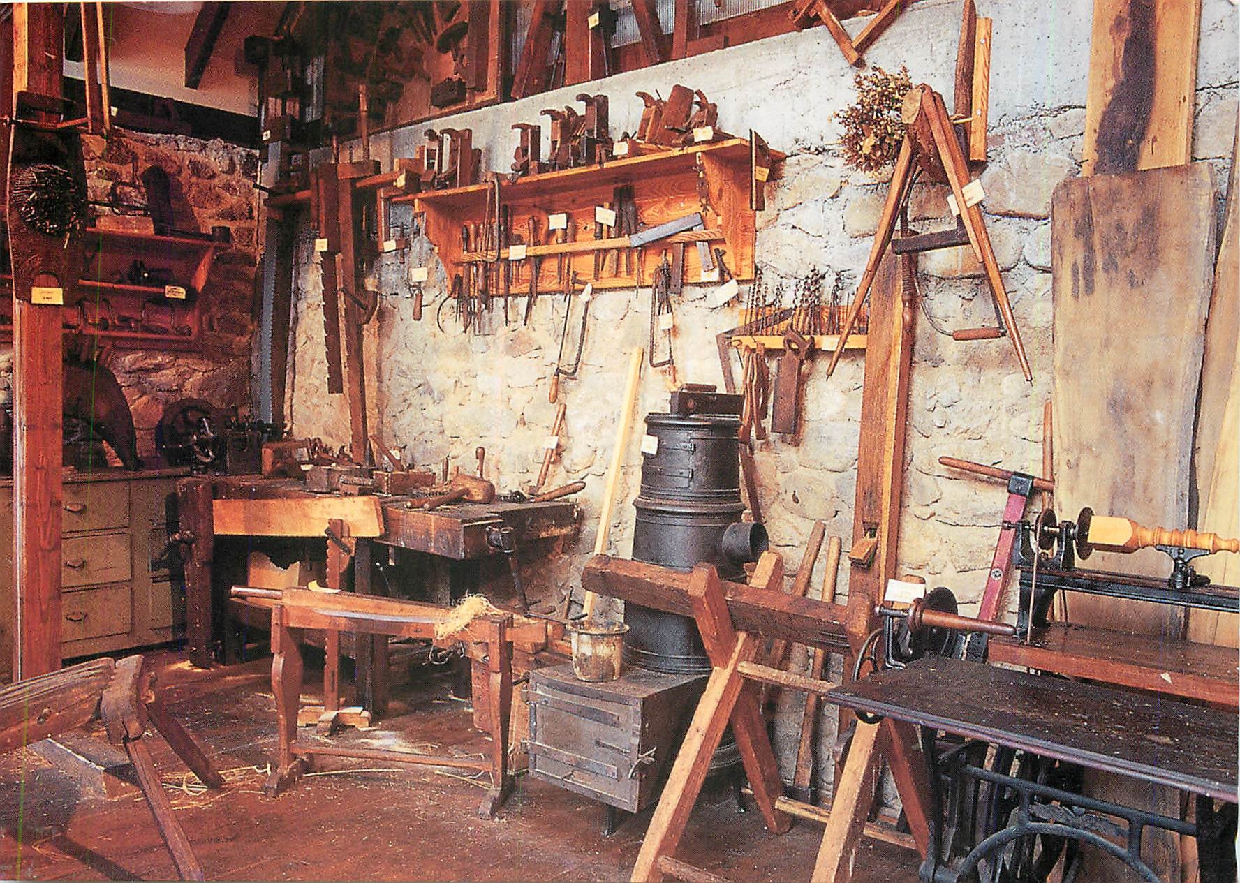 CPM Musee du Pays Welche Freland Atelier pour le travail du bois