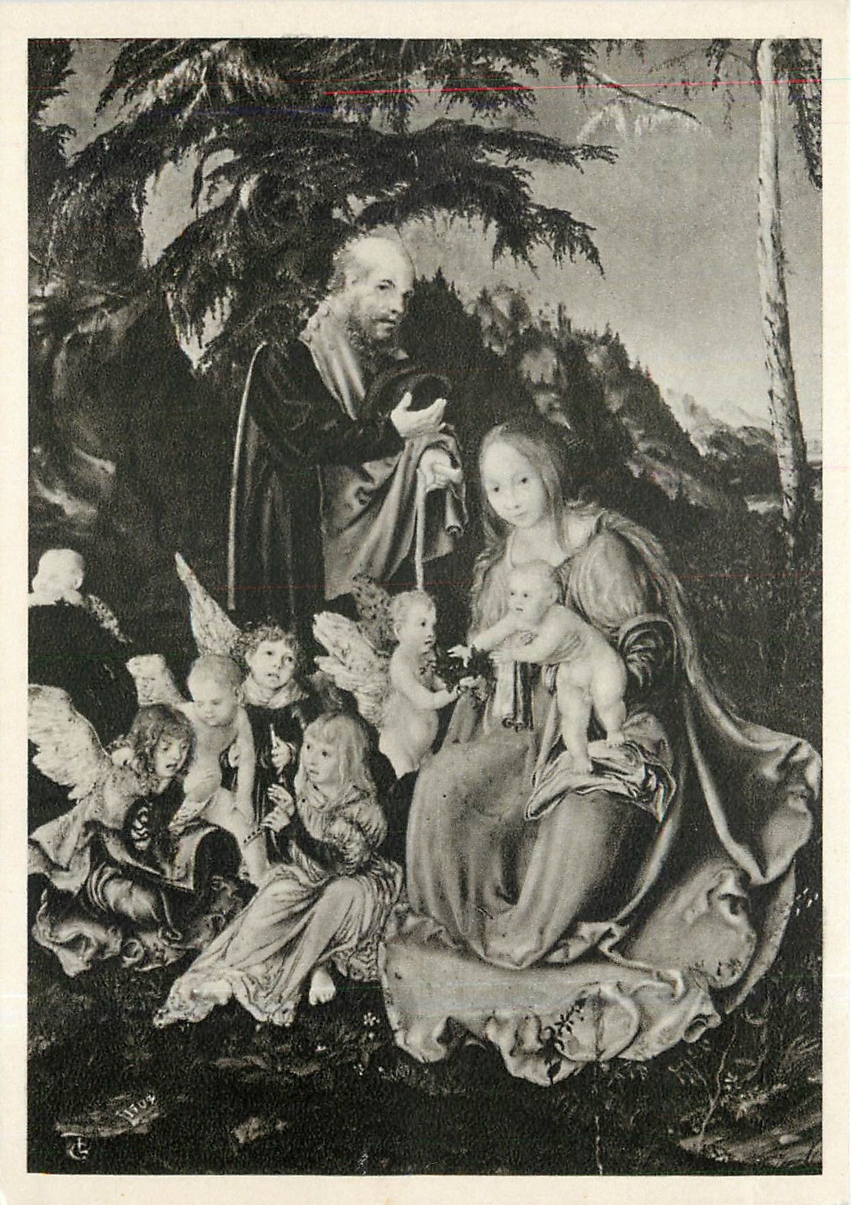 CPM Lukas Cranach d. A. (1474-1553): Ruhe auf der Flucht
