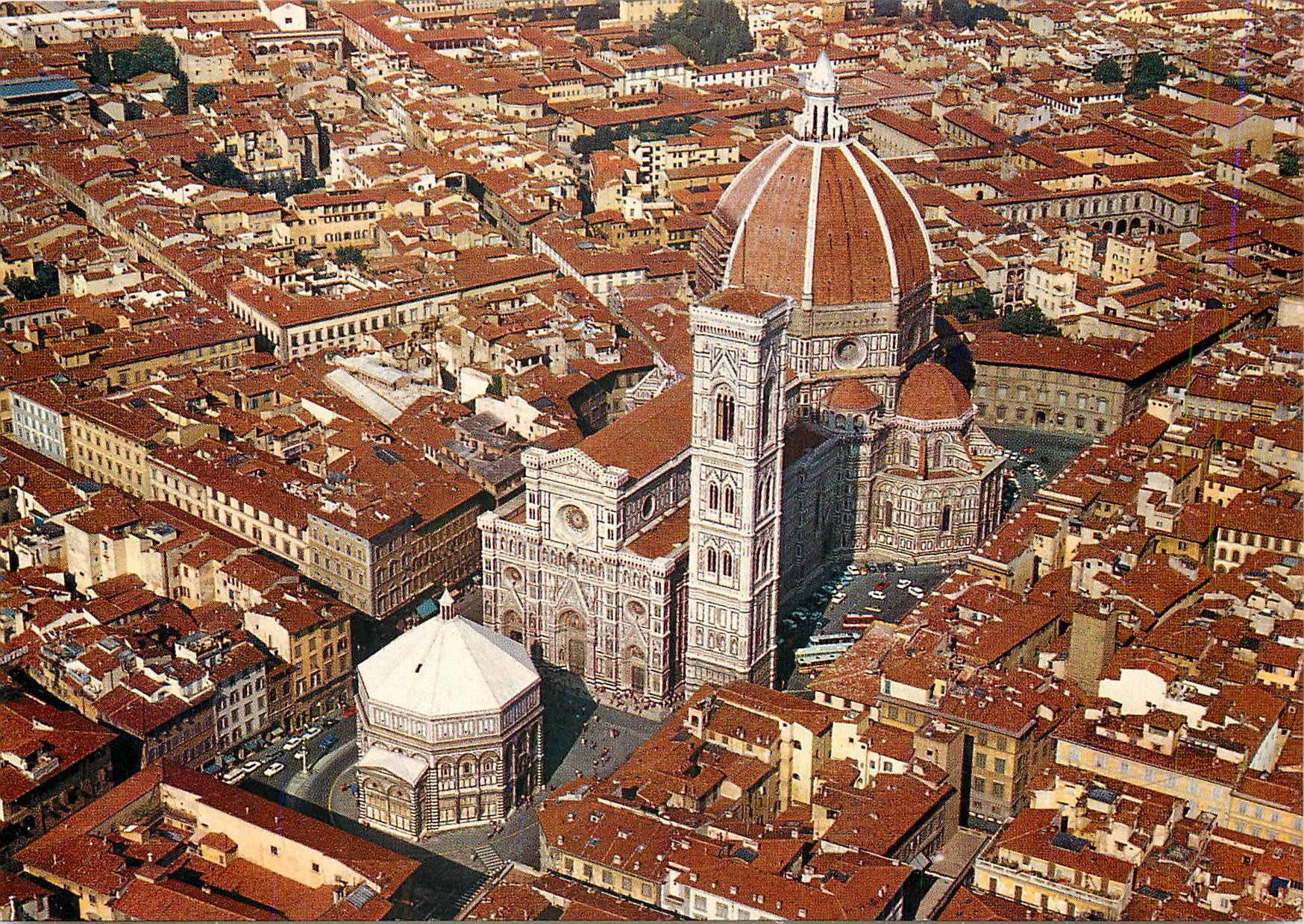 CPM Firenze Aerial view of the Cathedral