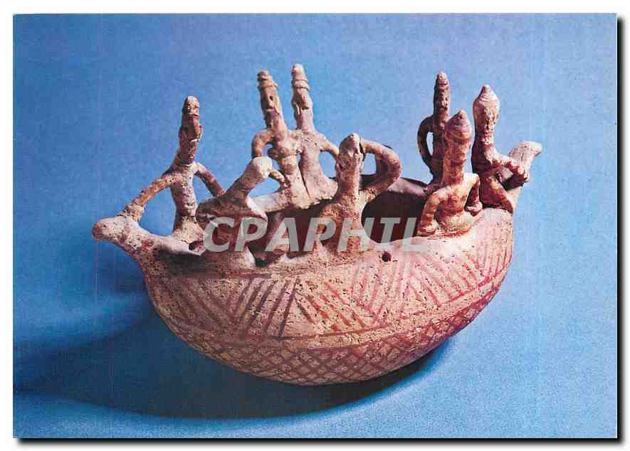 CPM Musee du Louvre - Paris Maquette de bateau chypriote