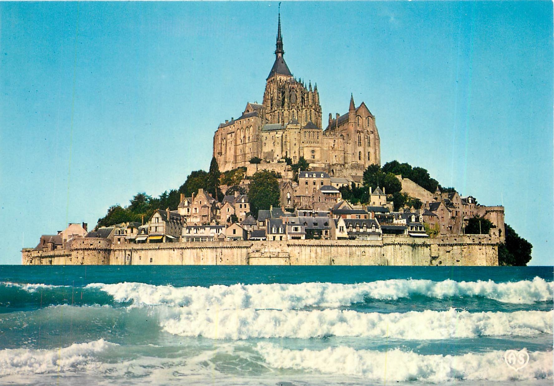 CPM Le Mont Saint Michel La cote des Merveilles par grande maree