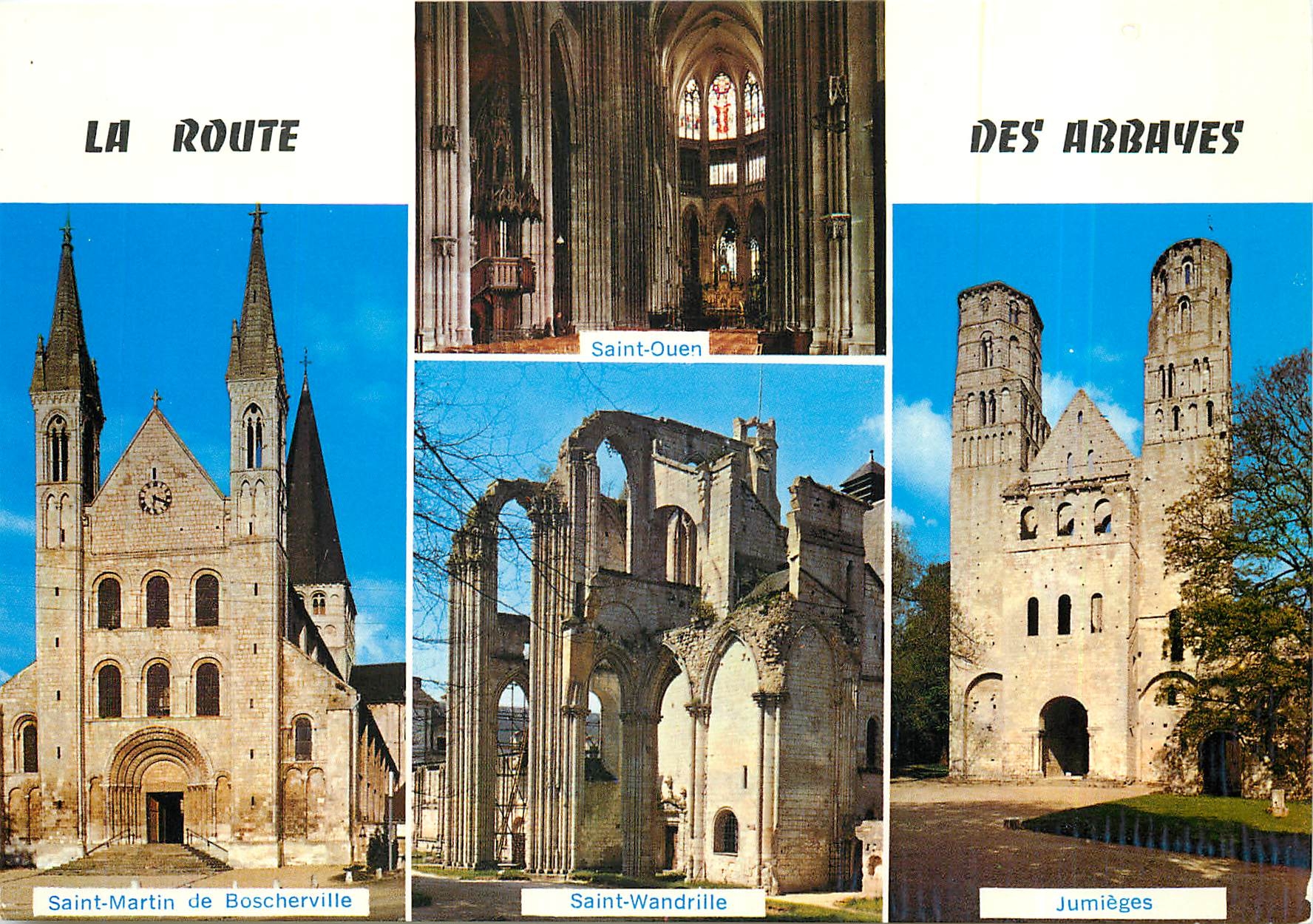 CPM En Normandie Rouen Abbaye de St-Georges-de-Boscherville