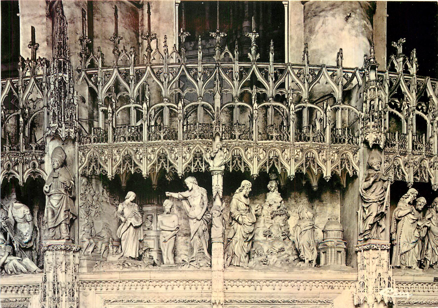 CPM Chartres La Cathedrale Detail du choeur