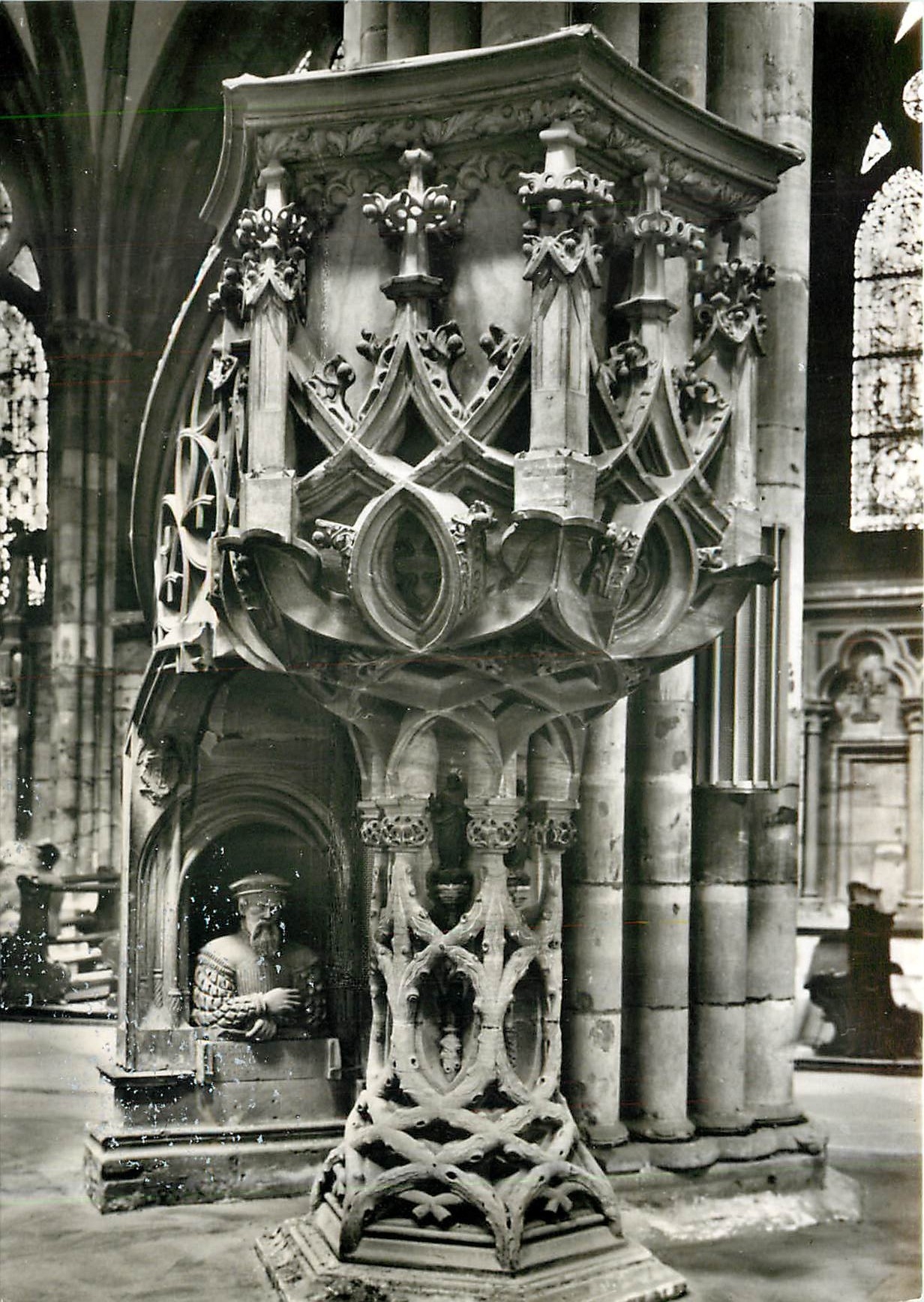 CPM Freiburg i. Br. Muenster U.L. Frau Kanzel vopn Joerg Kempf (1501)