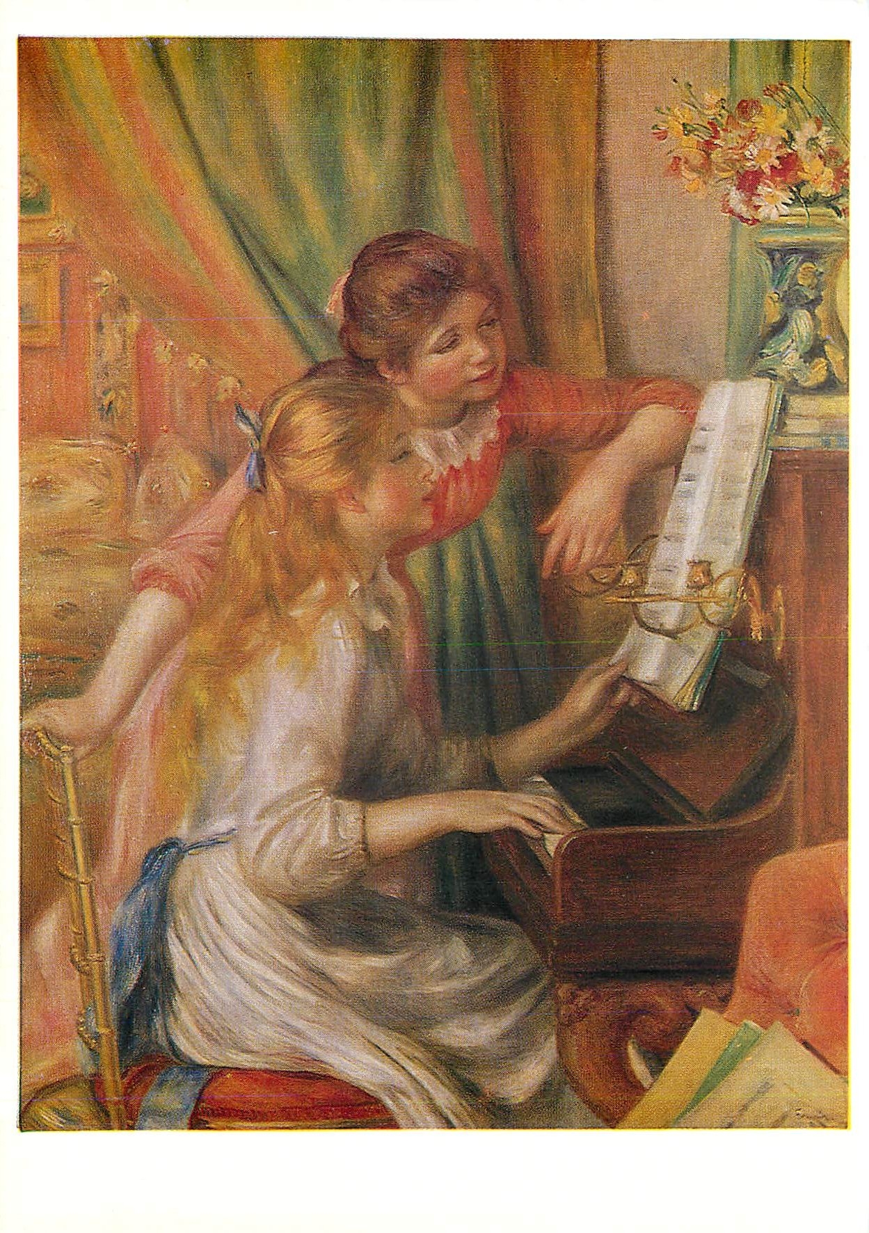 CPM Auguste Renoir (1841-1919) Jeunes filles au piano (1892)