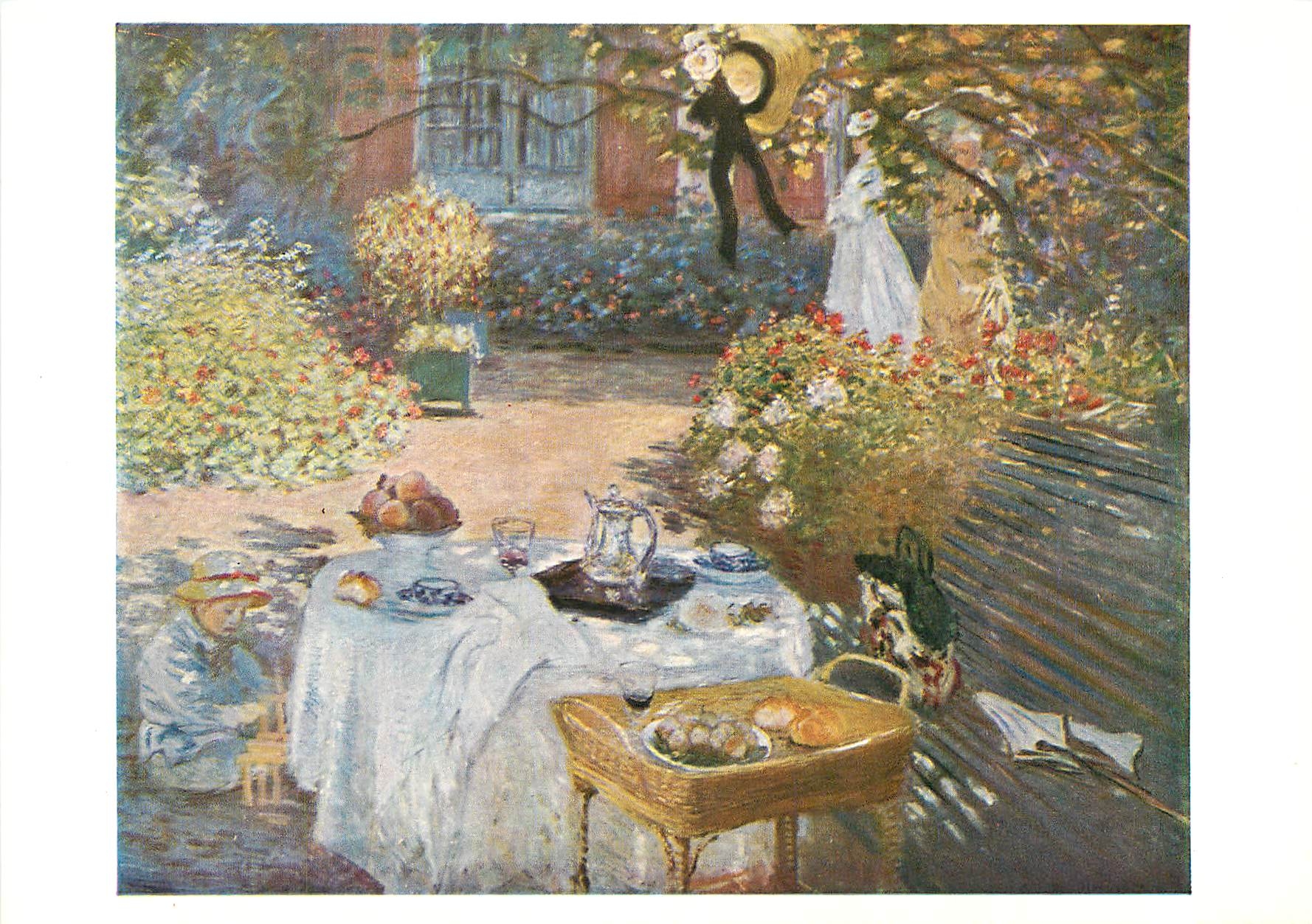 CPM  Claude Monet (1840-1926) Le dejeuner