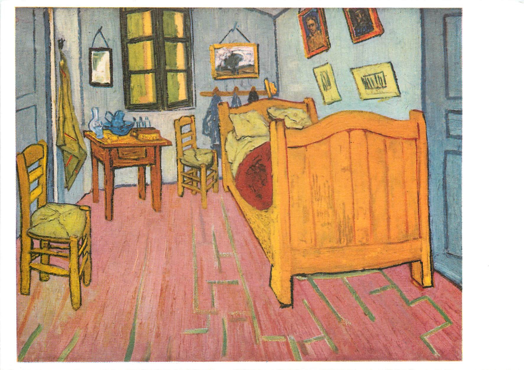 CPM  V. Van Gogh - La chambre de Van Gogh