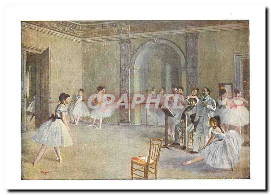 CPM  E. Degas. Le foyer de la danse a l'Opera