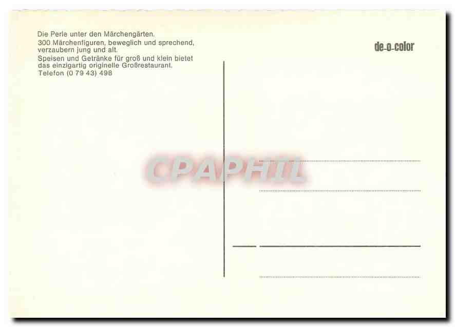 CPM Die Perle unter den Maerchengaerten — Rückseite