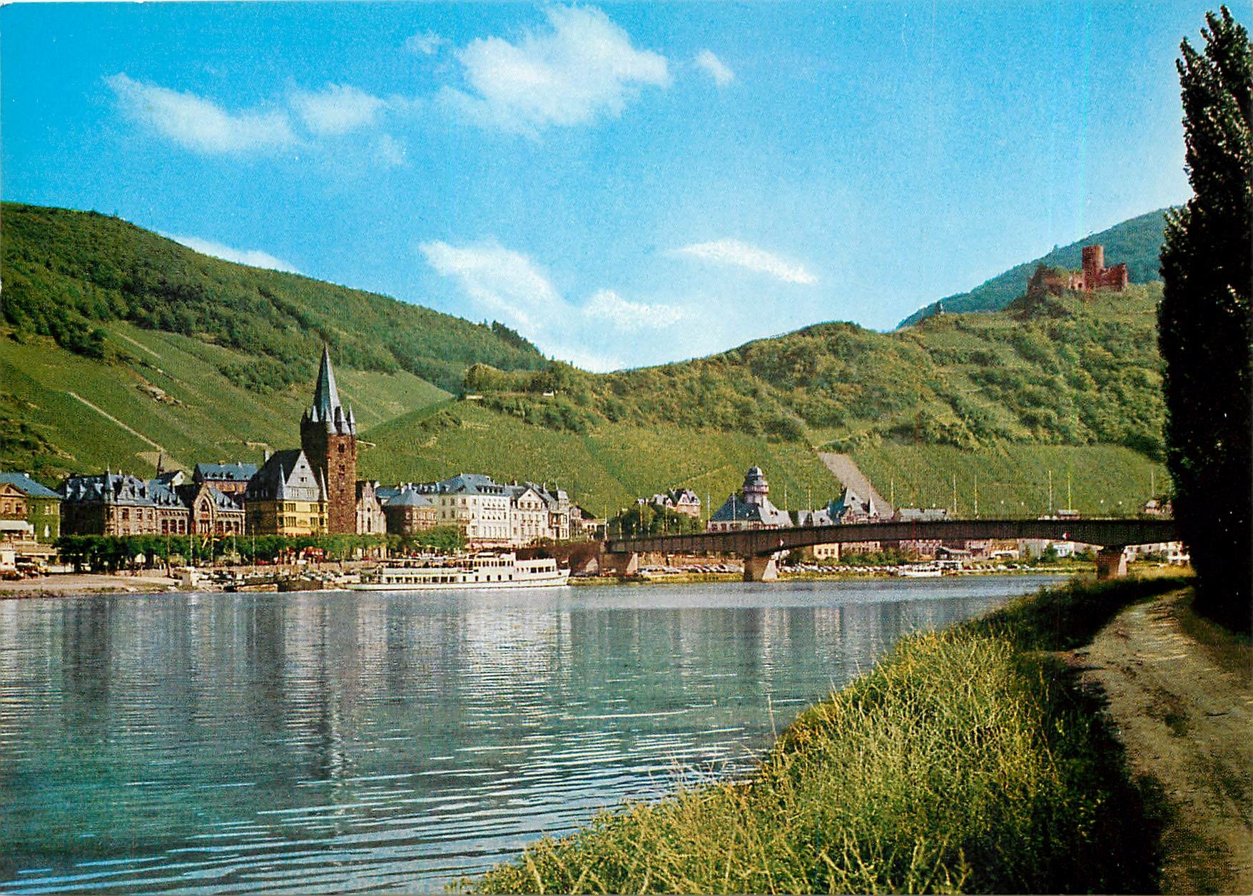CPM Weinstadt Bernkastel - Kues an der Mosel mit Burgruine Landshut