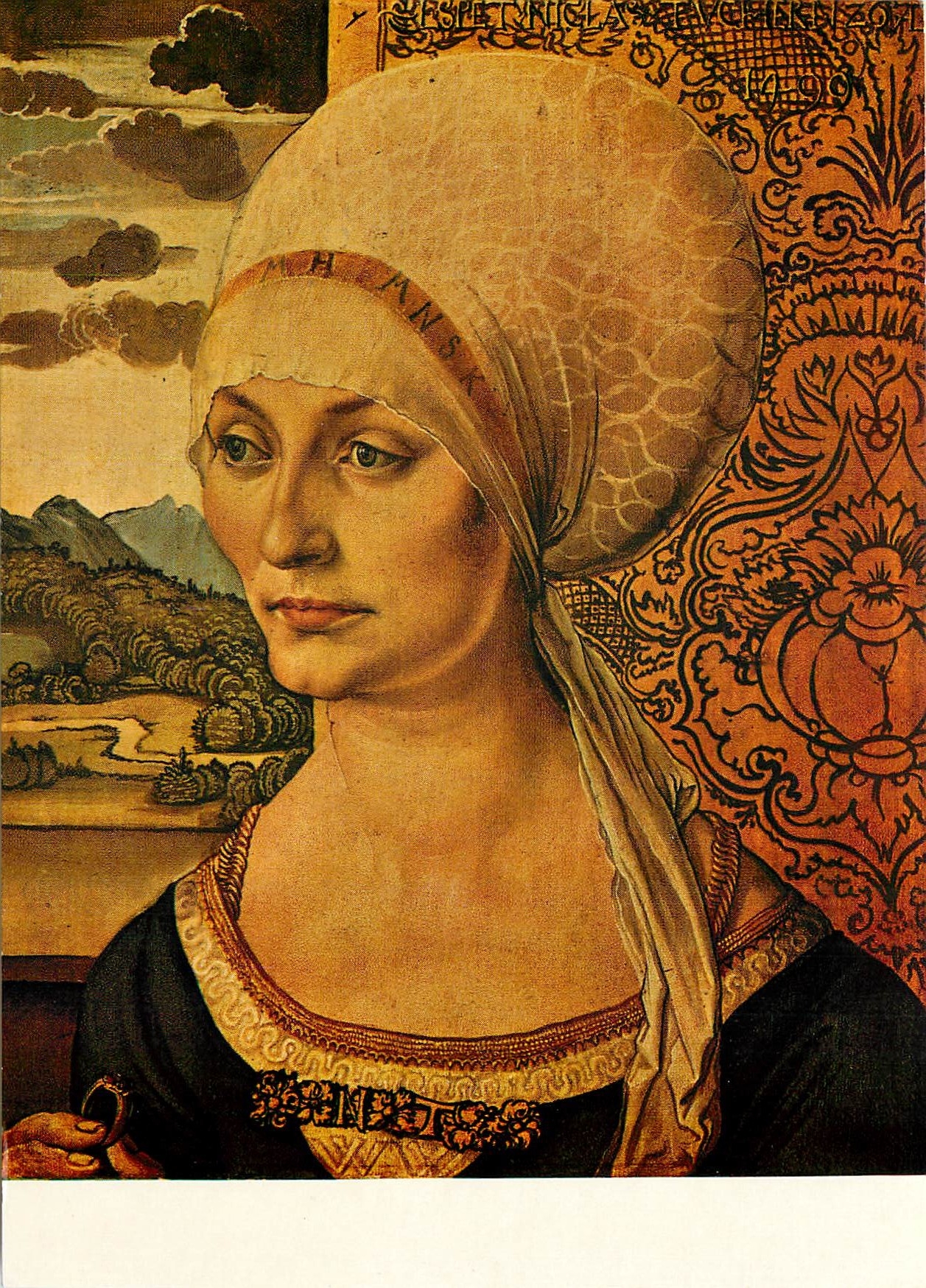CPM Albrecht Duerer 1471-1528 Bildnis der Elisabeth Tucher 1499