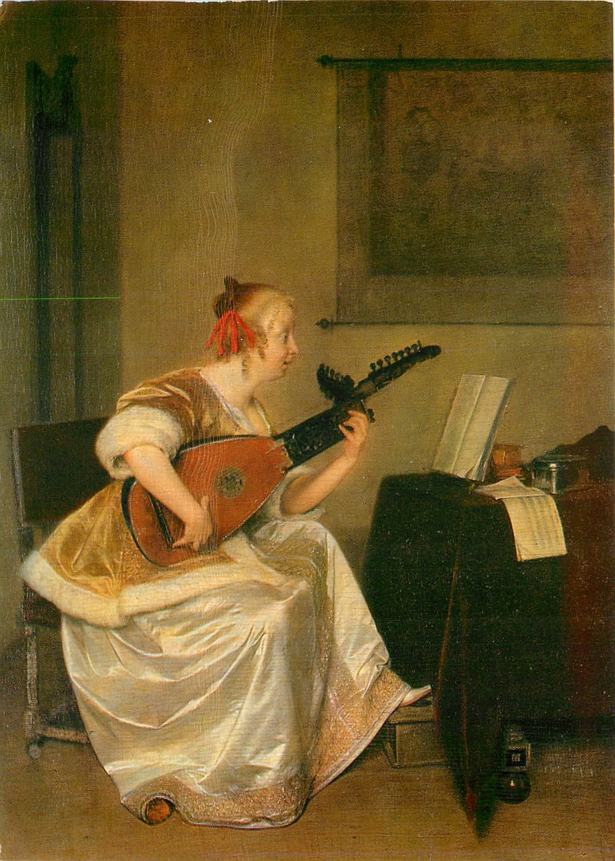 CPM Gerard Terboch 1617-1681 Die Lautenspielerin 1667/70