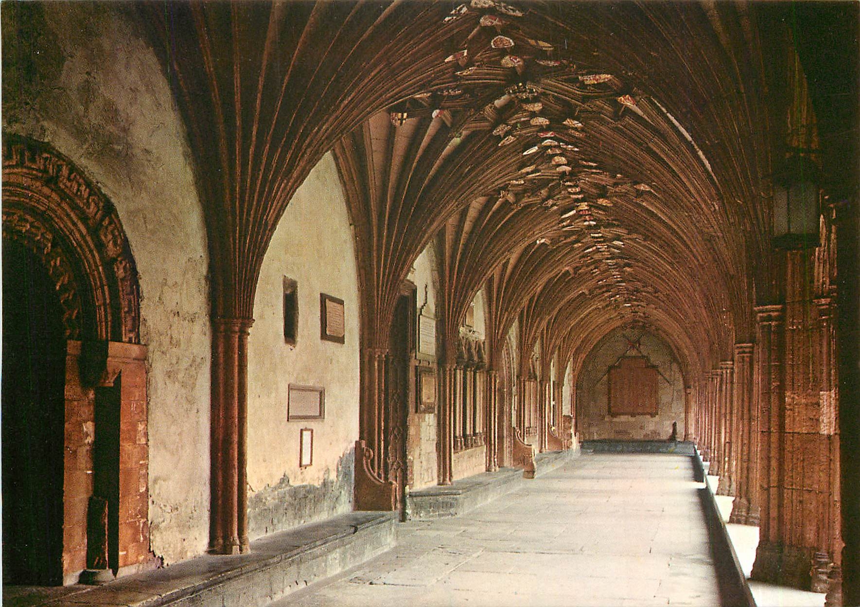 CPM Canterbury Cathedral the great cloister (early 15th century)