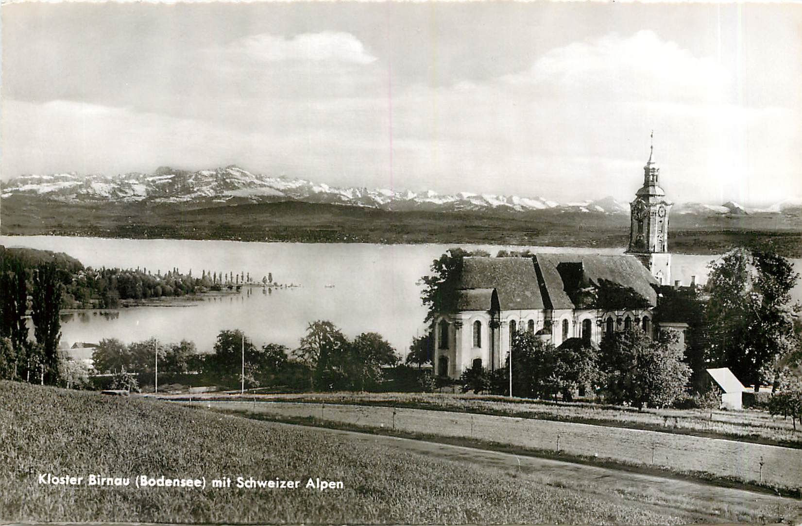 CPM Kloster Birnau (Bodensee) mit Schweizer Alpen