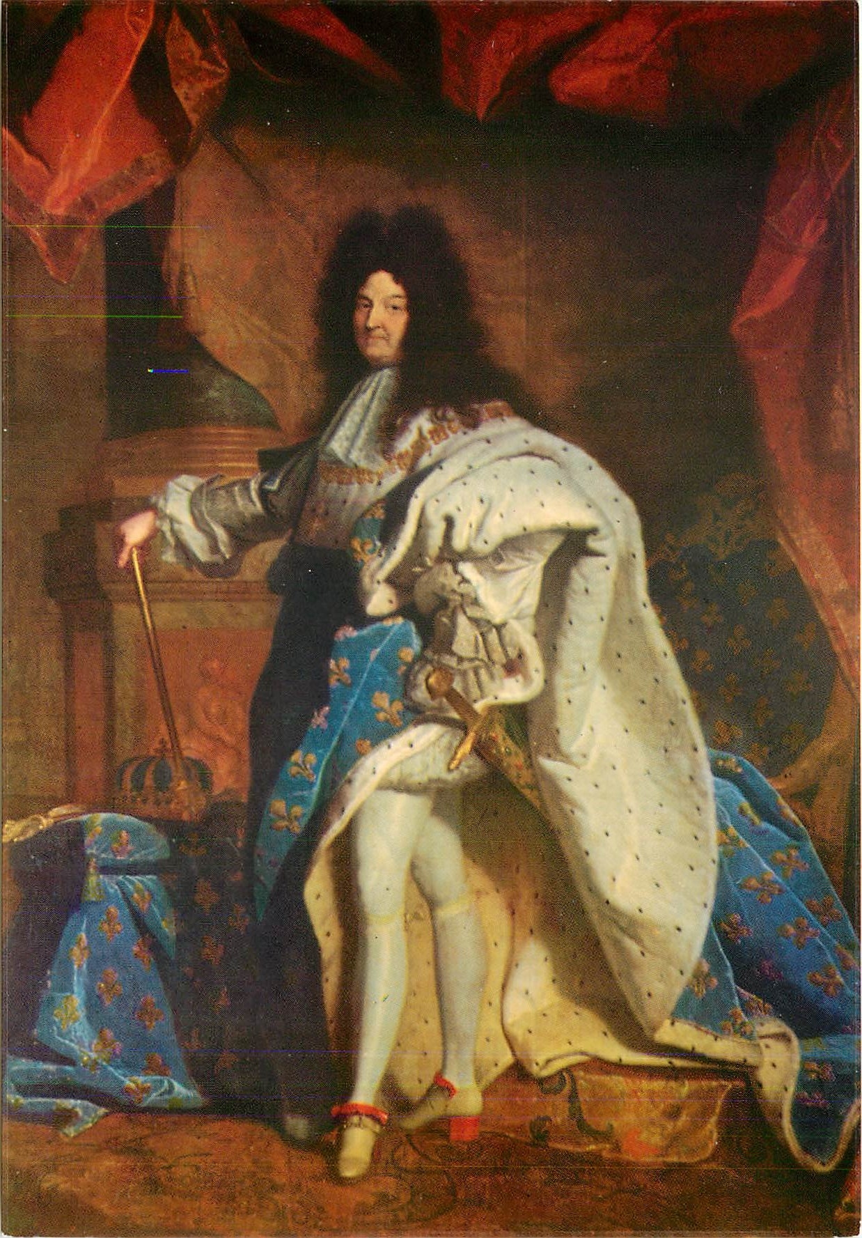 CPM Palais de Versailles Roi Louis XIV de France par Rigard