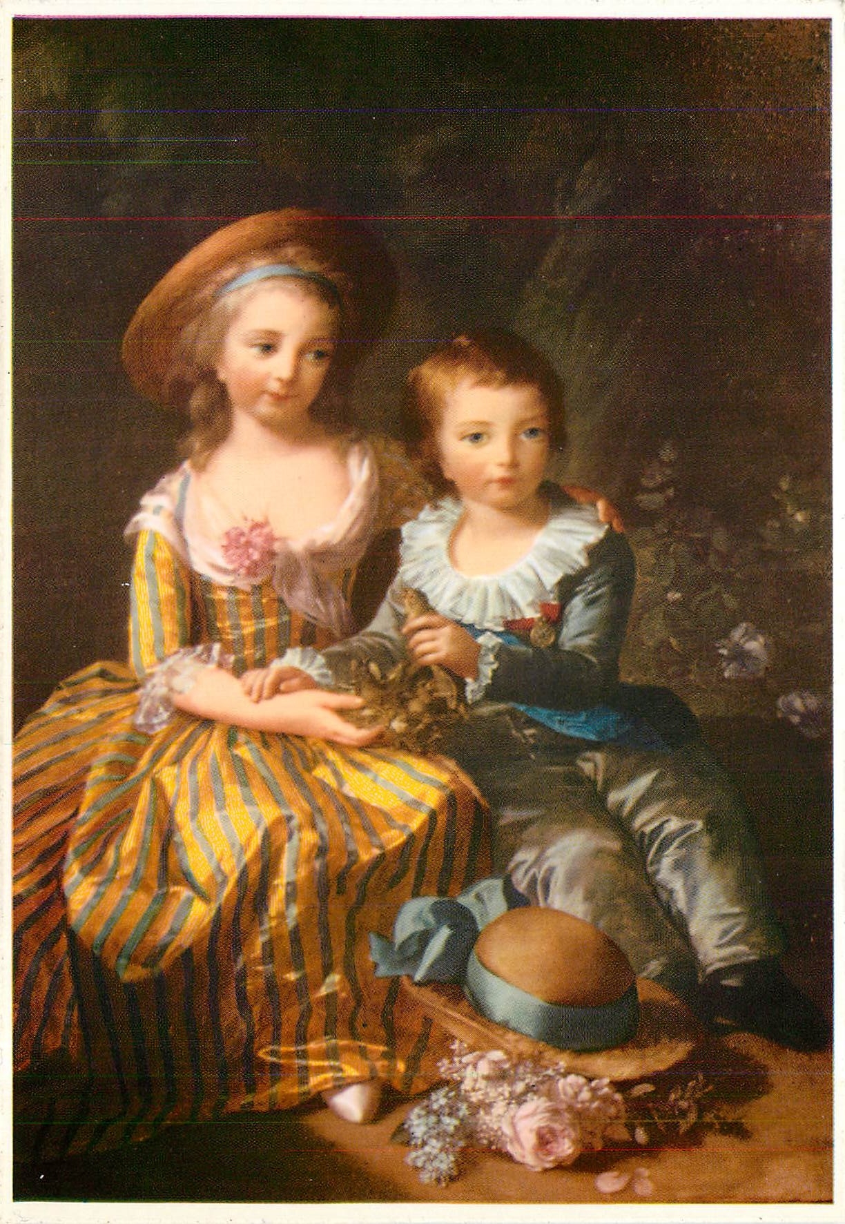CPM Portrait du Dauphin de France (Louis-Joseph-Xavier-Francois) et de sa soeur Madame Royale (Marie