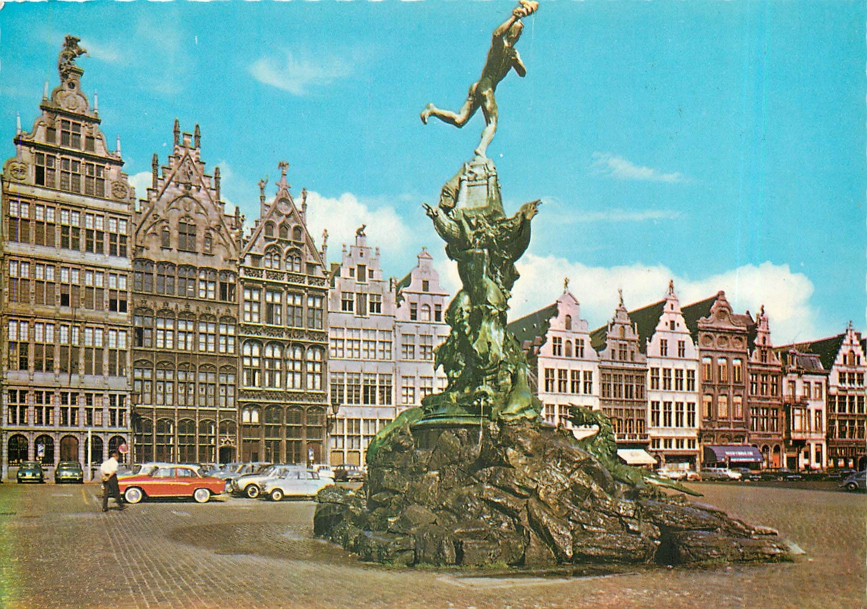 CPM Antwerpen - Brabo fontein en Gildehuizen