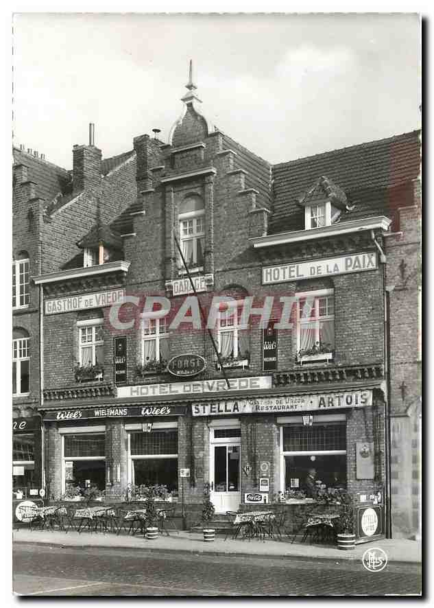Hôtel de la Paix — Gasthof de Vrede — Diksmuide — Éditeur : Echte Foto