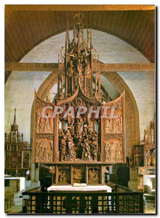 CPM Marienaltar von Tilman Riemenschneider (1460-1531) Herrgottskirche Creglingen a. Tauber