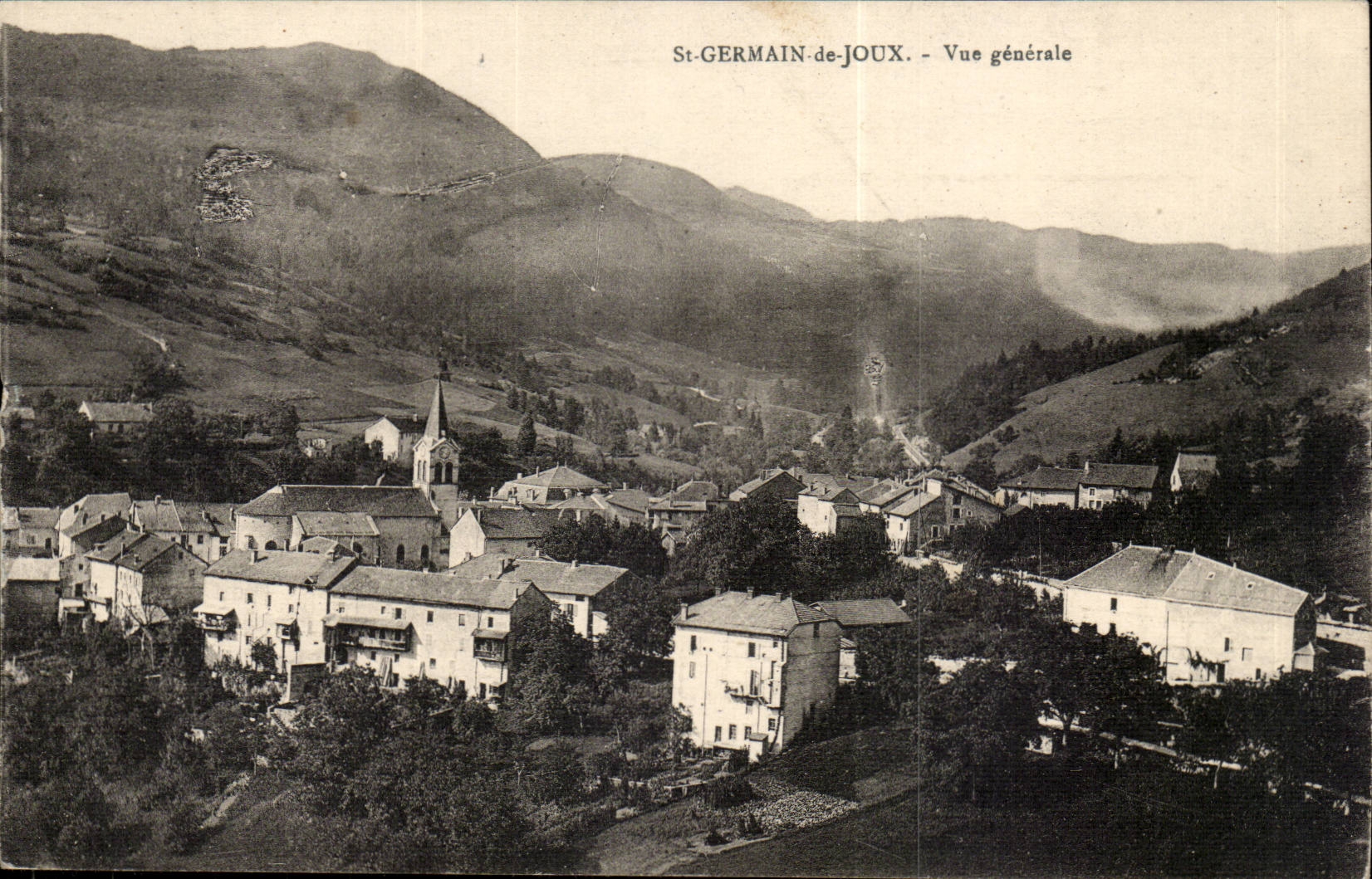 St Germaine de Joux - Vue Generale - CPA 