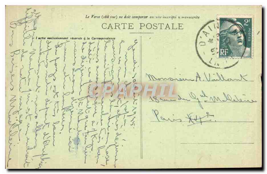 St Germaine de Joux - Vue Generale - CPA  — Rückseite