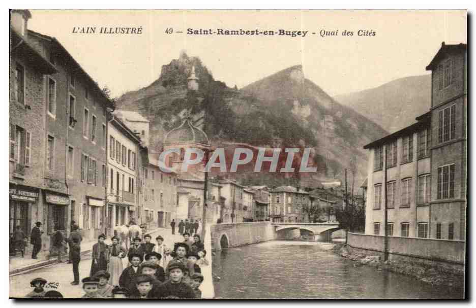 Saint Rambert - en - Bugey - Quais des Cites - CPA 