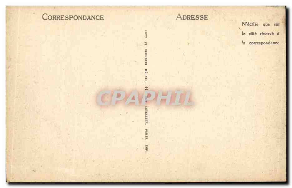 Coucy-le-Château-Auffrique — La Rue du Pot d'Étain et l'Hôtel de Ville — E. Gallimant, Éditeur — Rückseite