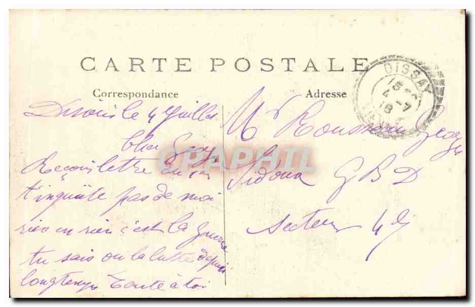 La Ferté-Milon (Aisne) — Église Notre-Dame et Ruines du Château — Éditeur : Graphphil — Verso