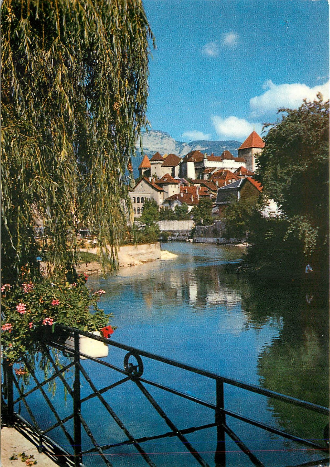Annecy — Promenade Lachenal, Le Thiou und das Schloss — Éditions G. MUCHECHET, Annecy, Nr. 173