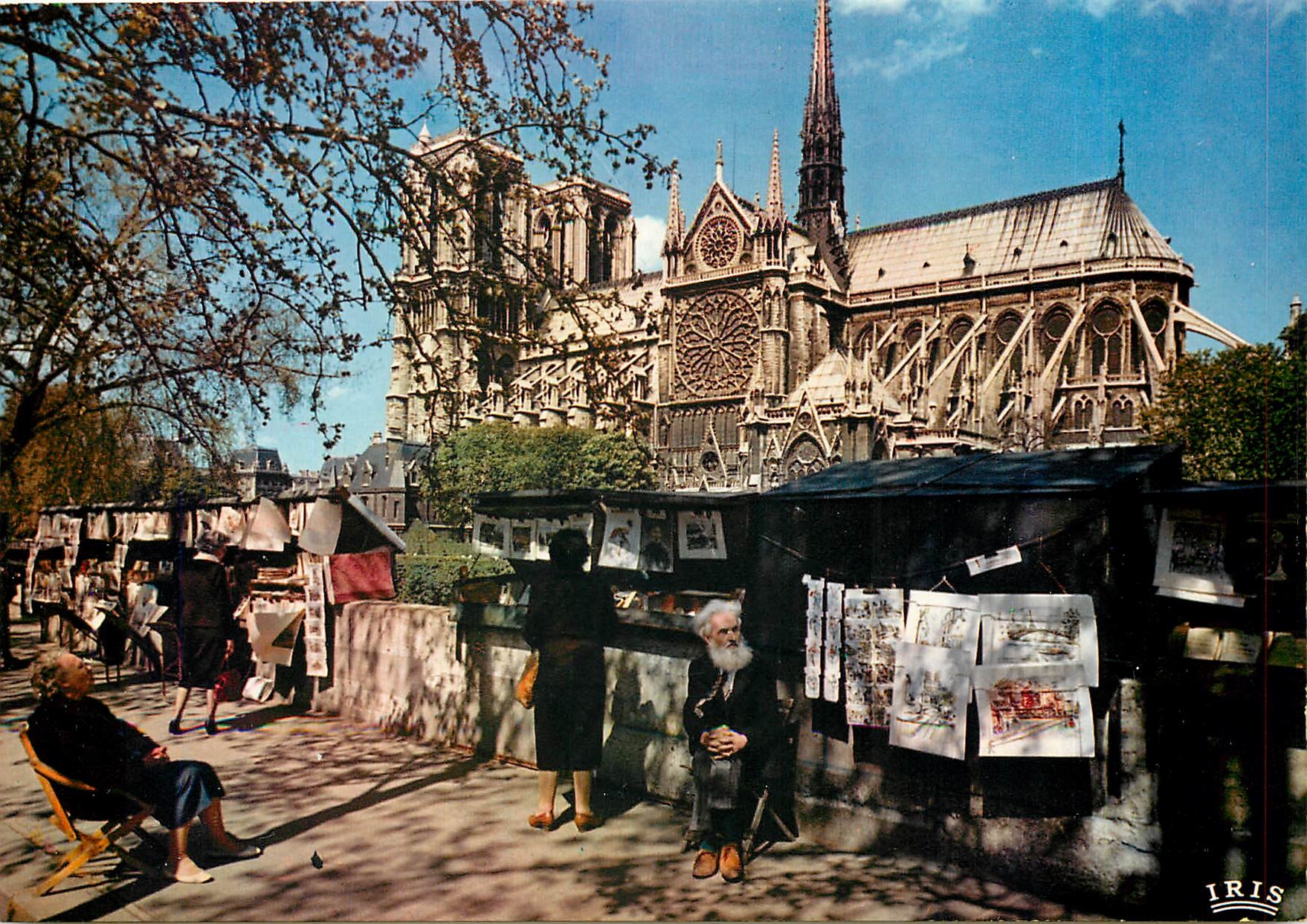 CPM Paris Notre-Dame - Les bouquinistes