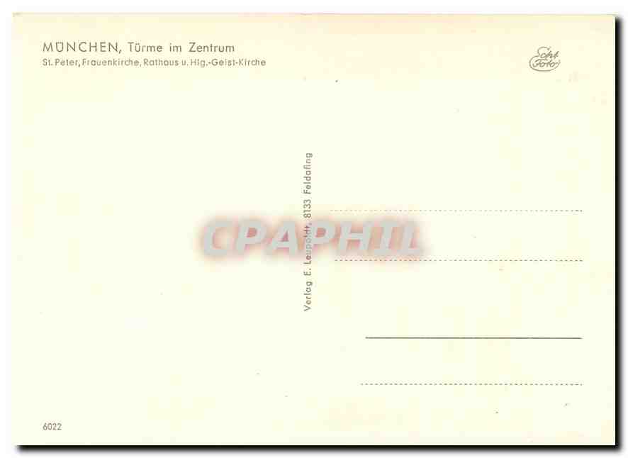 CPM Muenchen Tuerme im Zentrum — Back
