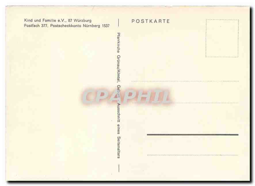 CPM Kind und Familie e.V. 87 Wuerzburg — Rückseite