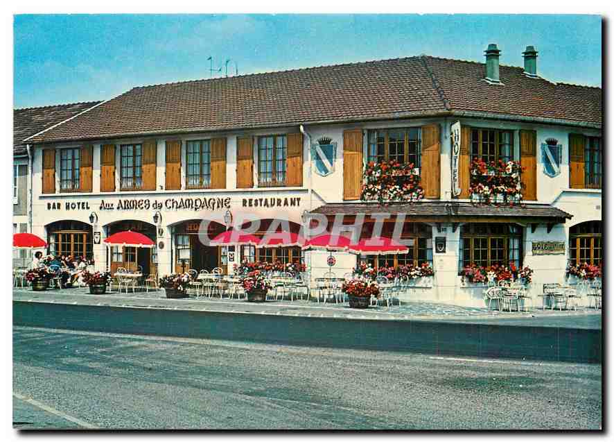 CPM Aux Armes de Champagne Hotel Restaurant L'Epine Chalons sur Marne