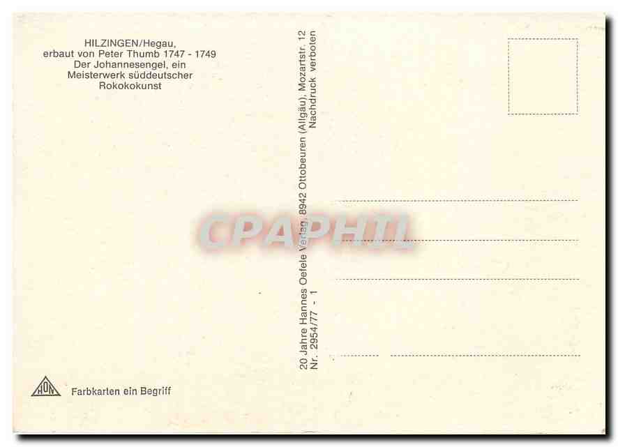 Hilzingen/Hegau — Johannesengel — Hannes Oetle Verlag — Reverso