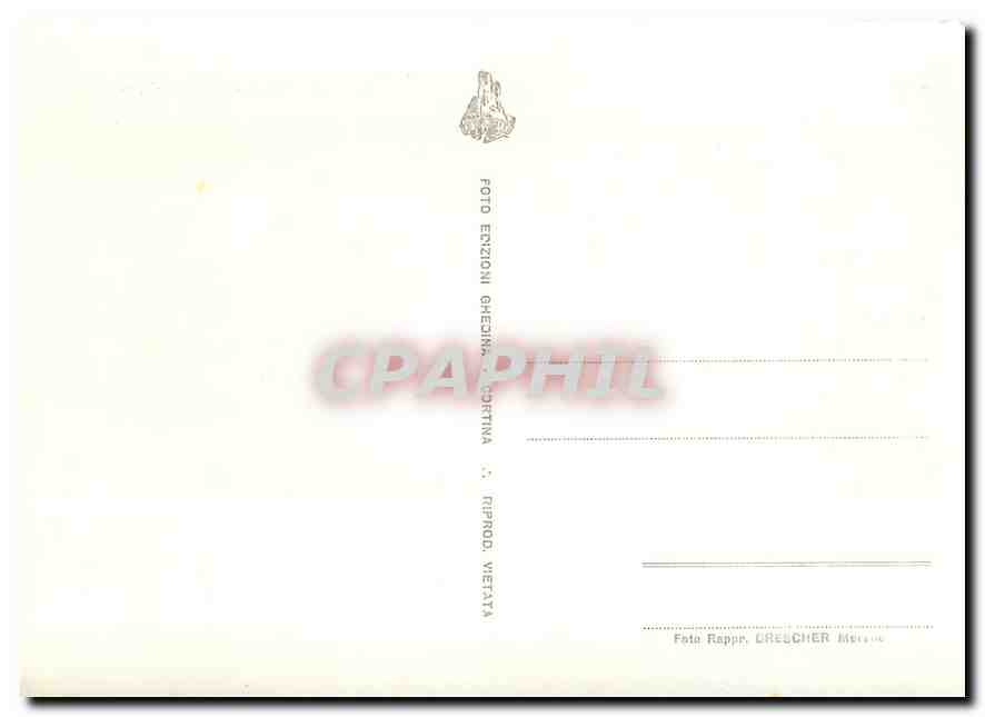 CPM Vernosia Alta - Campanille della Curon allagats 1490 — Rückseite