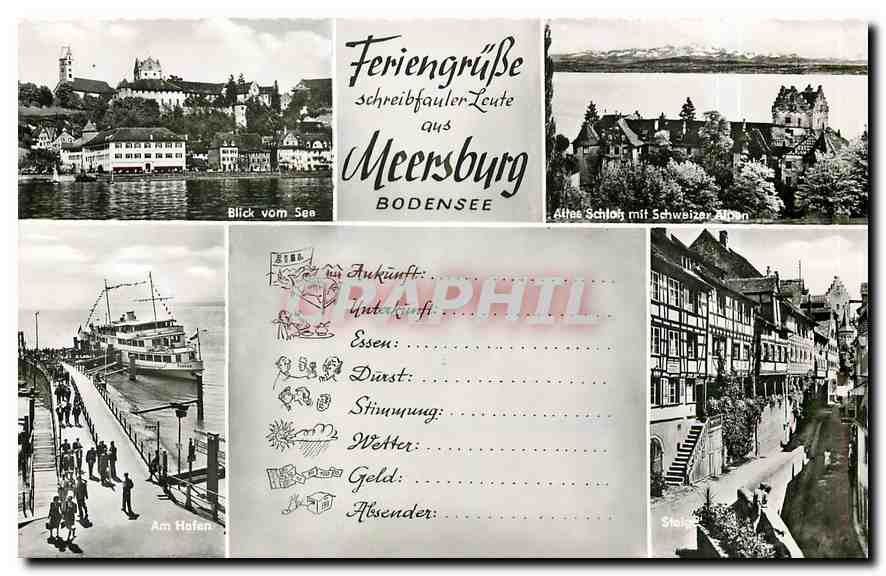CPM Feriengruesse schreibfauler Leute aus Meersburg Bodensee