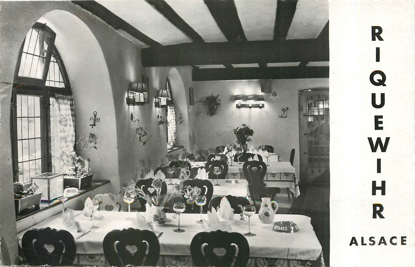 CPM Riquewihr en Alsace Hotel-Restaurant Jules Schmidt