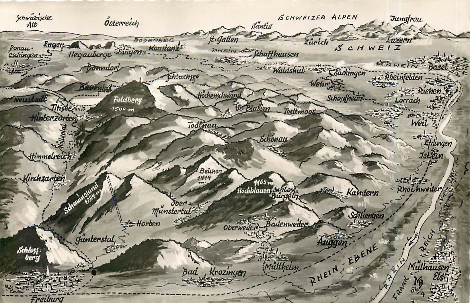 CPM Der suedliche Schwarzwald und das Oberrheintal