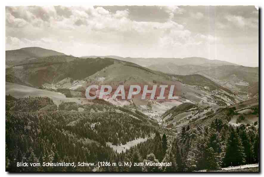 CPM Blick vom Schauinsdland Schww. (1286 m ue. M.) zum Muenstertal