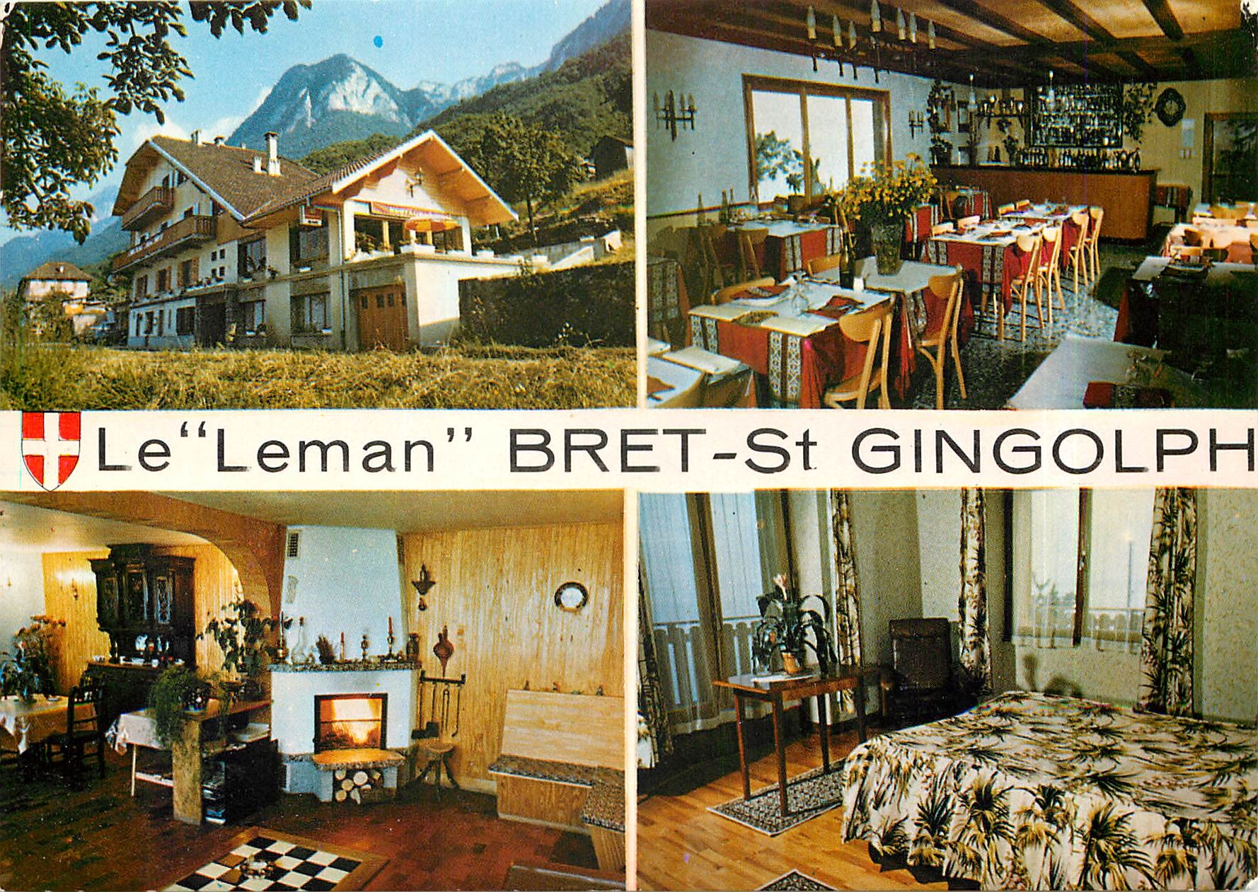 CPM Hotel-Restaurant "Le Leman" au bord du Lac Bret-St Gingolph