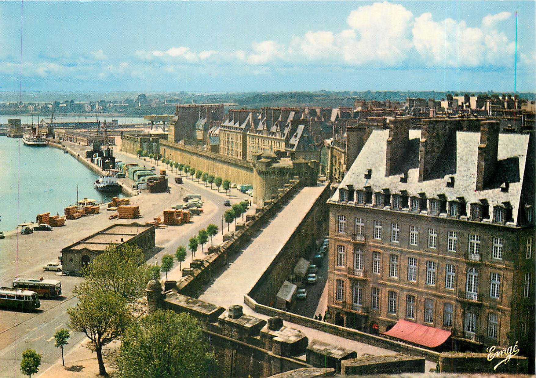 Saint-Malo, Cité Corsaire — Los Muros de Defensa — Editor Emgé, n°3073