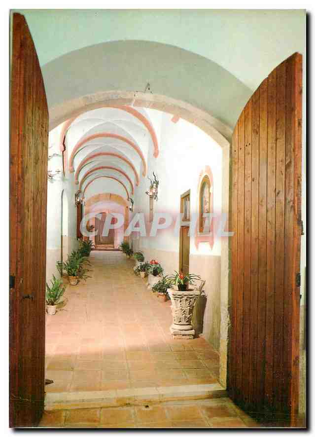 CPM Couvent de Clarisses Sainte Marie de la Serra - Montblanc Cloitre Interieur