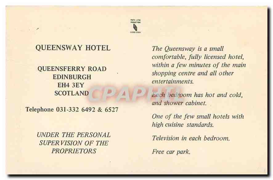 CPM Queensway Hotel — Rückseite