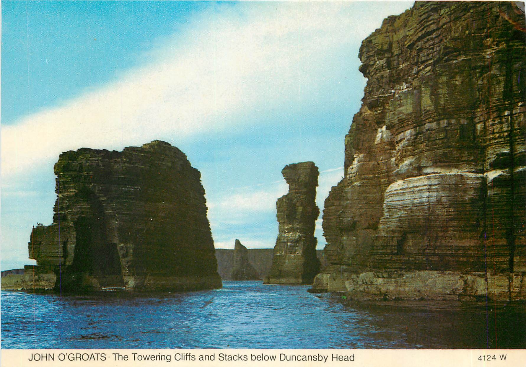 CPM John o 'Groats - The Towering Cliffs and Stacks below Ducansby Head