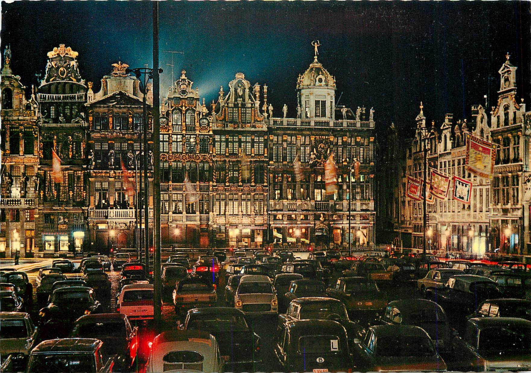 Bruxelles - Grand' Place la nuit — Editions DEMOL n°0041